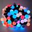 BLDLN-100RGB-1710 гирлянда светодиодная полноцветная 100LED/10 метров (17 мм шарики) мигающая
